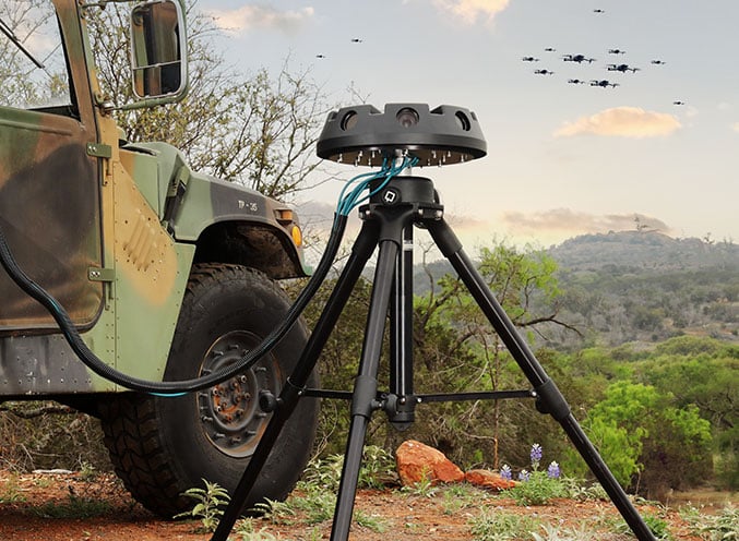 Drone detection system near vehicle