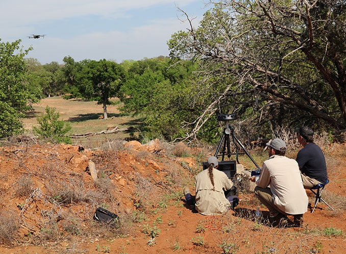 three people field testing basilisk - counter uas