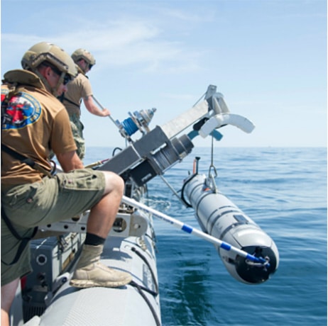 navy mine detection testing