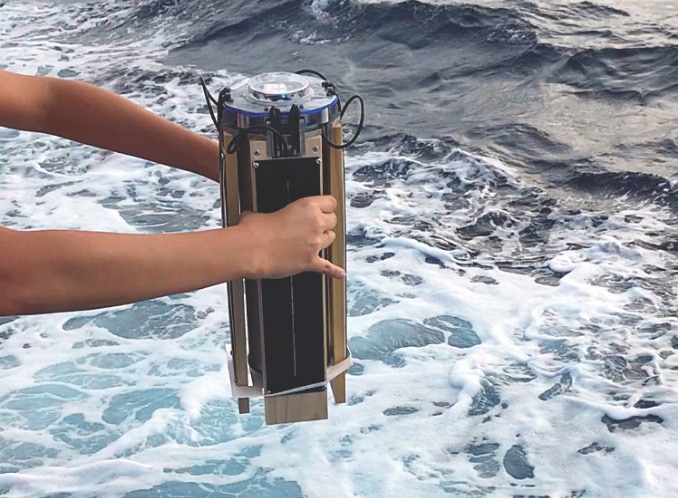 stridr being deployed at sea